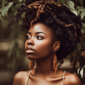 Ty black woman goddess hair care