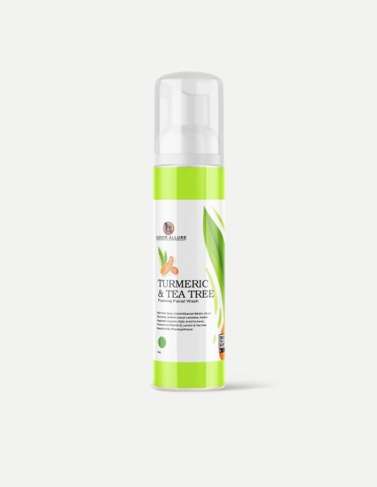 Luxor Allure Turmeric & Tea Tree Foaming Facial Wash 8oz